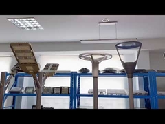 sala de apresentação de amostras de luzes de rua LED para exterior/luzes de jardim