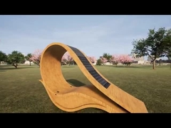 Luz solar móvel exterior impermeável de controle remoto do jardim do diodo emissor de luz de 8 watts