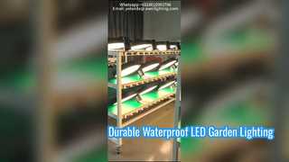 Luz de jardim LED IP66 à prova d'água de alumínio fundido 45W usada em ruas.