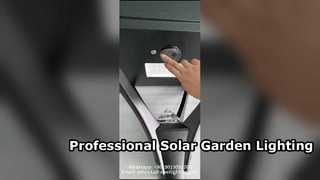 Luz solar para jardim 50W novo design IP66 com 5 anos de garantia usada em ruas.