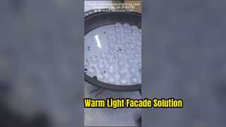 Luz de inundação: temperatura de cor 3000K com driver OSRAM Dali e lente de ângulo diferente