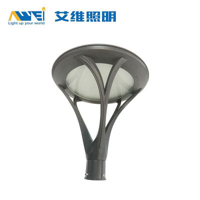 Luminárias de poste de jardim LED de bronze escuro de alumínio IP66 de 30W-110W com garantia de 5 anos para jardins