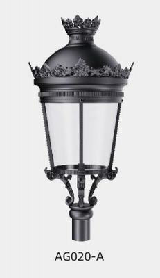 Luz de Pátio IP66 Alumínio Fundido 40W-100W Design Clássico Luzes de Coroa LED para Ruas Principais