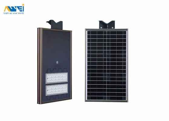 IP67 All In One Solar LED Street Light 30W Bateria de lítio 12V 15AH AW-SOST005 Para iluminação de rua