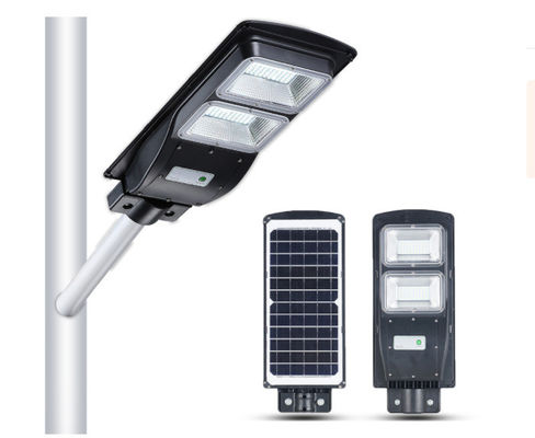 Lâmpada de via exterior de alumínio fundido Ip65 controle remoto à prova d'água 20w 40w 60w All In One Solar LED Street Light